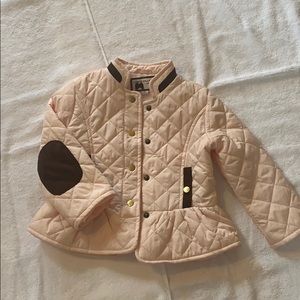 Little girls quilted coat